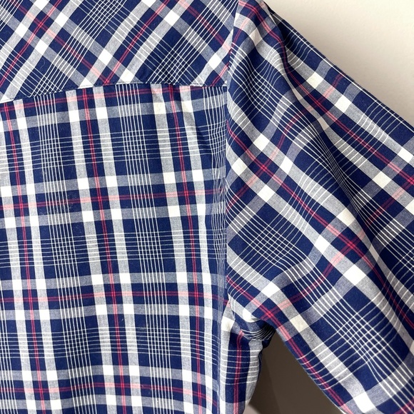 Benny Gold chambray plaid button up - Picture 12 of 16
